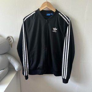 Black Adidas bomber jacket